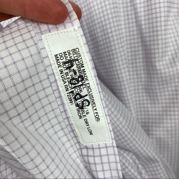 Holland & Sherry Purple Dress Shirt - Picture 9 of 9